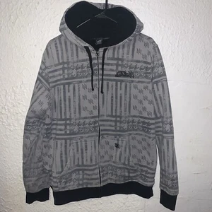 Vintage Y2K Hart & Huntington Fleece Lined Full Zip Hoodie M - Picture 1 of 5