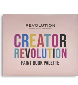 MAKEUP REVOLUTION, CREATOR FACE PALETTE COLOURING BOOK 30 SHADES 30 G - Picture 1 of 4