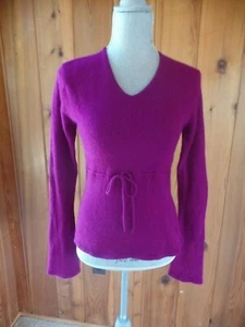 Free People angora / lambswool blend Purple sweater top Size s / m - Picture 1 of 7