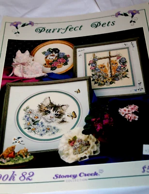 Stoney Creek Purr-fect Pets Cross Stitch Patterns - Image 1 of 2