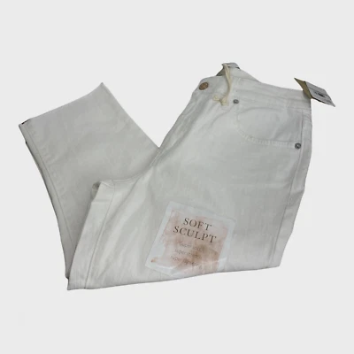 Braguita delgada Jessica Simpson Adored tiro alto para mujer talla 30 - blanca nueva Foto 1 de 4