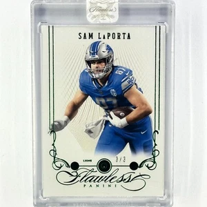 2023 Panini Flawless Sam LaPorta Rookie 3/3 Gem SEALED Lions RARE - Picture 1 of 3