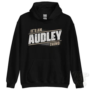 ITS AN AUDLEY THING SUDADERA CON CAPUCHA nombre apellido divertida familia sudadera con capucha idea de regalo - Imagen 1 de 2