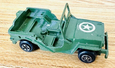 1970s USA Jeep No.101/4 Diecast Metal Model #1 1/48 Scale Hong Kong 3” Toy - Image 1 of 4