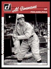 2023 Donruss Baseball Retro Base #281 Al Simmons - Philadelphia Athletics