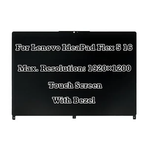 Lenovo IdeaPad Flex 5 16IRU8 82Y10007US 16" IPS Display WUXGA LCD Touch Screen - Picture 1 of 5