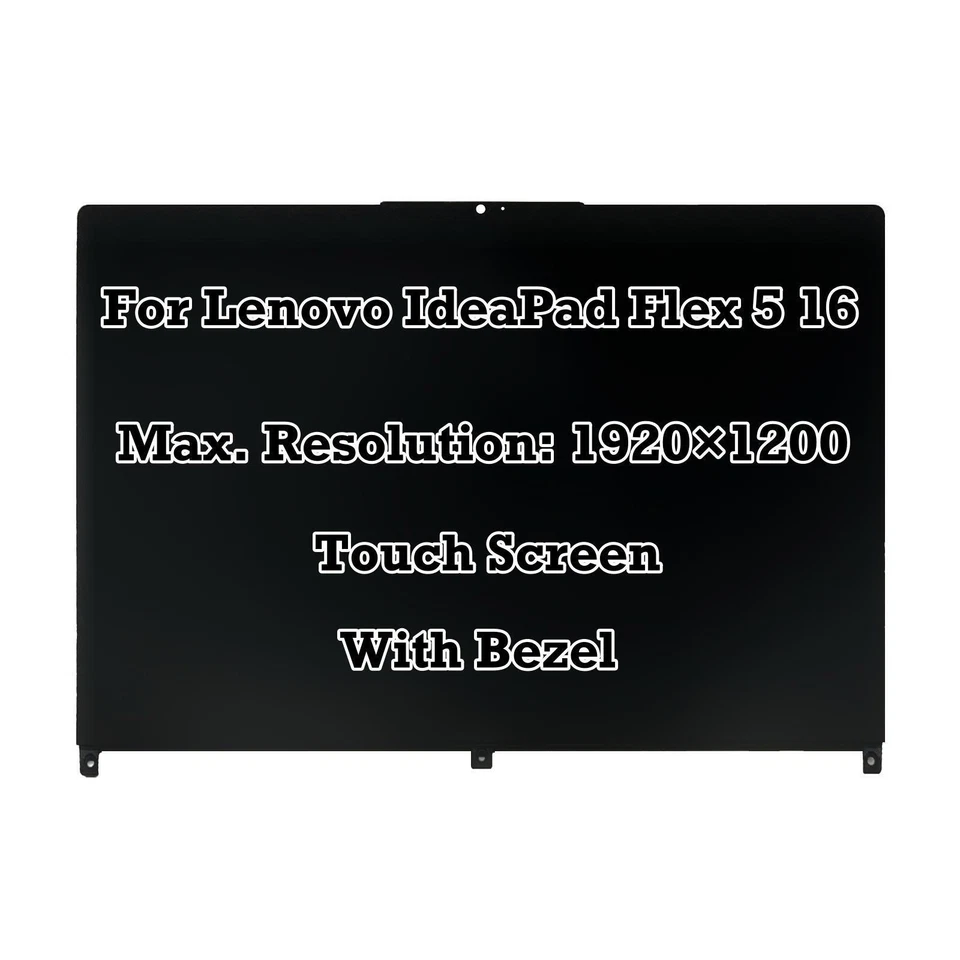 Lenovo IdeaPad Flex 5 16IRU8 82Y10007US 16" IPS Display WUXGA LCD Touch Screen - Image 1 of 4