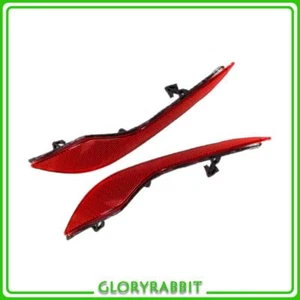 Set of 2 For Chevrolet Malibu 2019 - 2021 Left & Right Rear Bumper Reflector Red - Picture 1 of 8