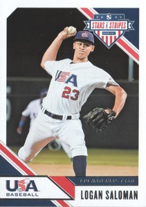 2020 USA Baseball Stars and Stripes #67 Logan Saloman