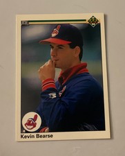 Upper Deck Baseball Card 1990 Cleveland Indians Rookie Kevin Bearse P #715 VG