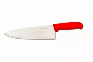 "Cuchillo de chef Columbia Cutlery de 8" - mango rojo - ¡nuevo y muy afilado! - Imagen 1 de 1