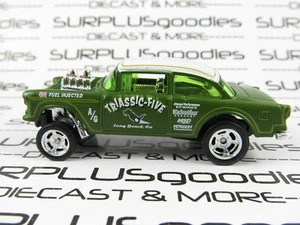 Hot Wheels LOOSE 1955 '55 CHEVROLET BEL-AIR GASSER Custom Swap w/Real Riders T5 - Picture 1 of 9