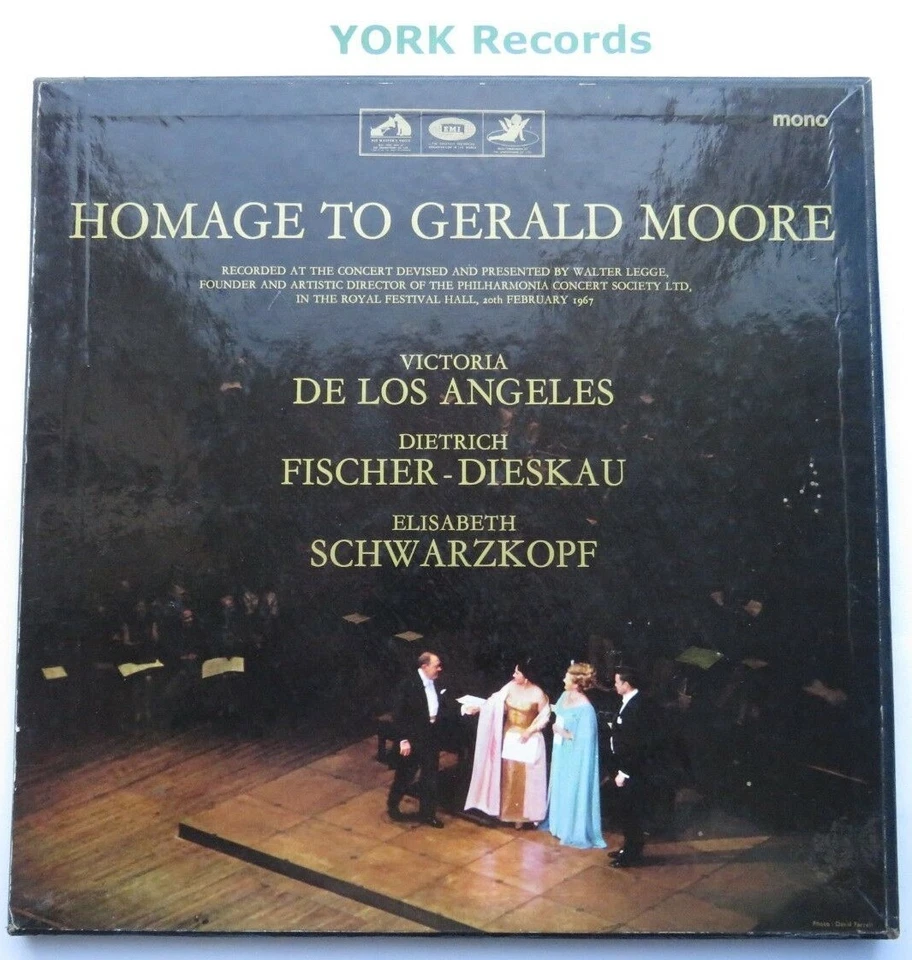 RLS 926/2 - HOMAGE TO GERALD MOORE - DE LOS ANGELES - Ex Con 2 LP Record Box Set - Image 1 of 1