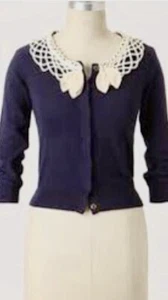 Anthropologie's "Blooming Lattice Cardigan" by field flower - Size Medium - Picture 1 of 9