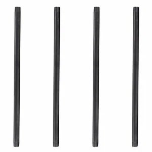 3/4 in. X 24 in. Black Pipe 4 Pack - Picture 1 of 9