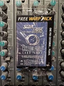 Star Trek Next Generation CCG Card Game Warp Pack 1995 SEALED - Picture 1 of 2