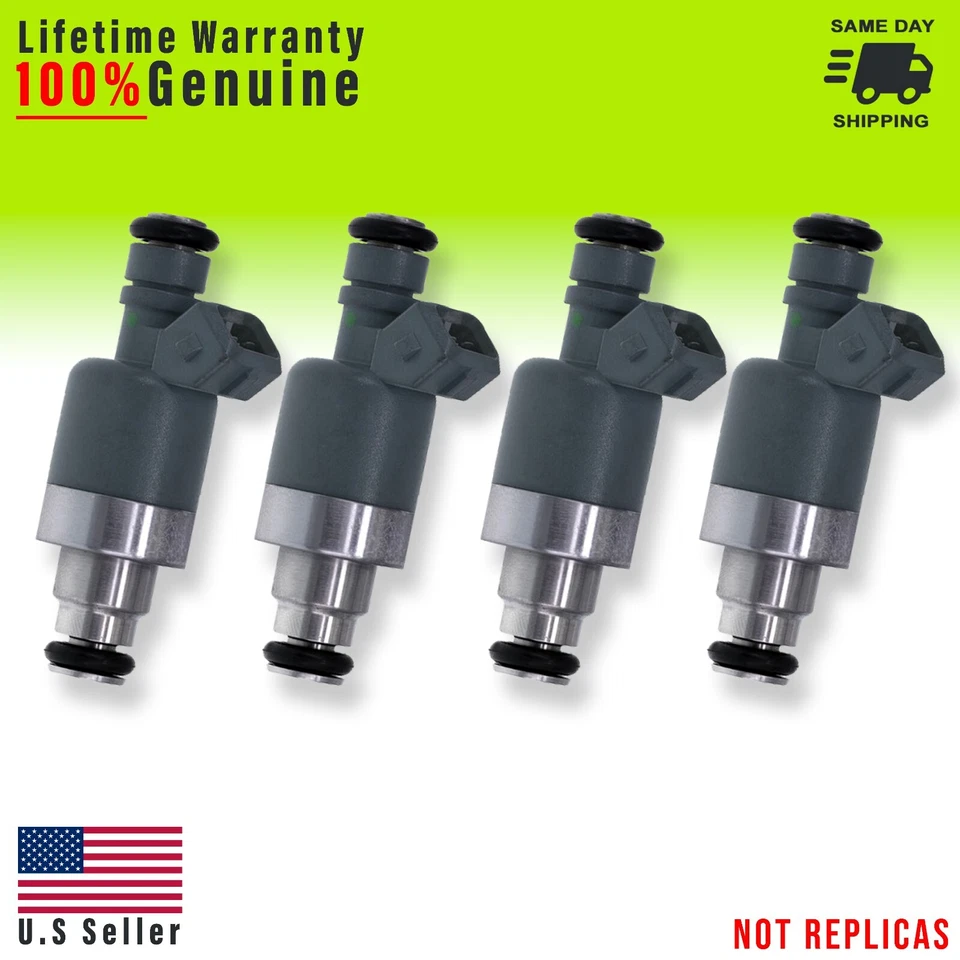 Conjunto de 4 injetores de combustível para Saturn 1996-2001 SC1 SL1 SW1 SL 1.9L I4 /OEM - Imagem 1 de 1