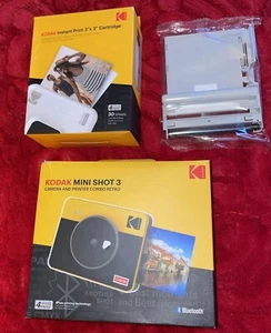 Kodak Mini Shot 3 Retro Con Una Caja De Cartucho - Imagen 1 de 2