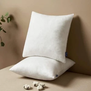 17x17 Pillow Inserts Set of 2, Square Decorative Throw Pillow Premium Fluffy ... - Picture 1 of 3