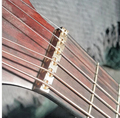 43mm Slotted Height Adjustable Brass Guitar Nut For Electric or Acoustic LP SG