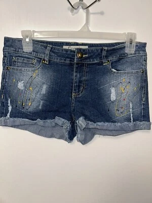 Energie Shorts SZ 13 Paintsplash Themed EUC - Image 1 of 4