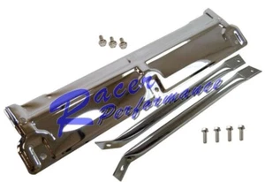 "Chevy Camaro 1970 - 81 soporte para radiador cromado y barras y pernos 23-7/8"" x 5-1/4" - Imagen 1 de 2