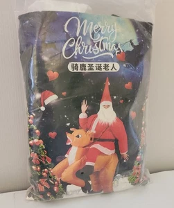  Santa Clause And Reindeer  Inflatable Costume Blow Up Suit Adult - Picture 1 of 4