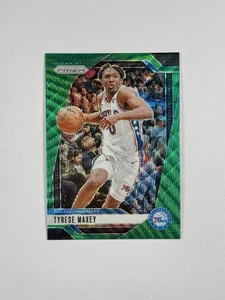 2024-25 Panini Prizm - Tyrese Maxey #96 Green Wave Prizm - Picture 1 of 2