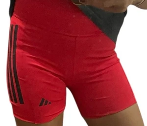 Adidas Damen Optimé 3-Streifen 1/4 kurze Leggings roher Saum Gr. S - Bild 1 von 8
