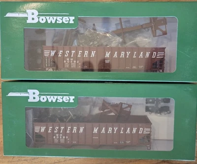 Bowser ECS HO WM Western Maryland 70 Ton 15 Panel Hopper Elkins Car Shops - Image 1 of 4