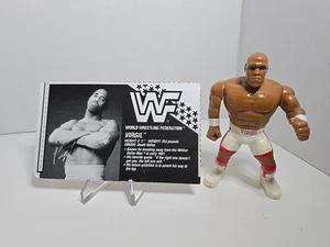 Figura Hasbro Serie 5 Virgil Vintage WWF 1992 con Tarjeta Biográfica - Imagen 1 de 7