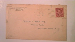 EXTREME AD COVER: 1922 UNITED ELECTRICE RAILWAYS CO PROVIDENCE RI - Bild 1 von 1