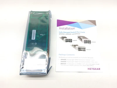 Netgear Fully Managed Switch Port Card APM408P 100M/1G/2.5G/5G/10GBASE-T PoE+ - Image 1 of 4