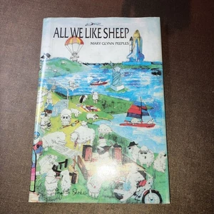 ALL WE LIKE SHEEP 1987 1. Auflage MARY GLYNN PEEPLES signiert HC/DJ - Bild 1 von 7