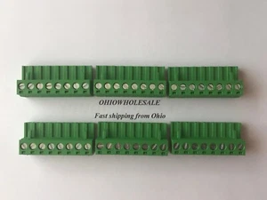 Lot of 6 - 8 pin 5.08mm Phoenix Contact Connector PCB Terminal Block - Picture 1 of 6