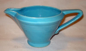 Vintage Homer Laughlin Fiesta Harlekin türkis 3" Griff Milchkännchen Krug - Bild 1 von 4