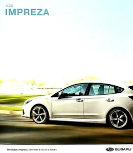 2020 SUBARU IMPREZA SALES BROCHURE CATALOG ~ 26 PAGES ~ 9" x 11" - Picture 1 of 9