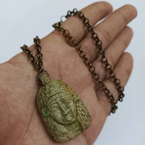 Unique Hathor Egyptian necklace – antique style, handmade pendant chain - Picture 1 of 9