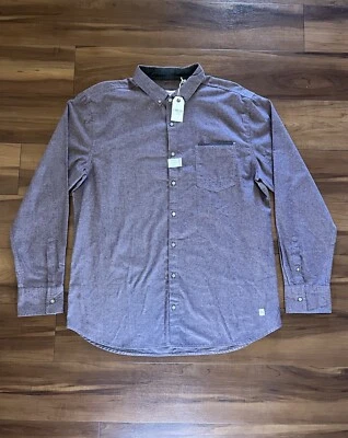 Camisa de vestir Depart West manga larga con botones bolsillo para hombre talla XL NUEVA CON ETIQUETAS Foto 1 de 4
