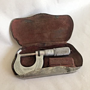 Vintage Micrometer by L.S. Starrett Co. Ltd in Case No.230 Made in Great Britain - Picture 1 of 11