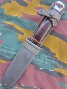 Vintage Kinfolks WW2 Fighting Knife With Mark 1 Mk1 Sheath Scabbard - Picture 1 of 18