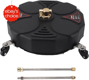 13 Inch Pressure Washer Surface Cleaner 2500PSI 4 Wheels Quick Connect Wand - Picture 1 of 12