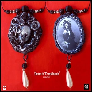 magic talisman effective power amulet pendant necklace medusa gorgon sankes bead - Picture 1 of 24