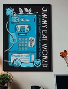 Poster Jimmy Eat World FUTURES 20 anni anniversario il 17 ottobre 2024 poster tour - Foto 1 di 6