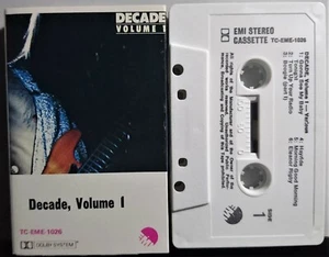 Various - Decade Volume 1- Cassette 1978 EMI -- TC-EME-1026 Rock Pop Australia - Picture 1 of 3