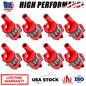 For Chevy Silverado 1500 2008-2016 V8 5.3L D514A 8 Pack Ignition Coils Kit UF414 - Picture 1 of 15