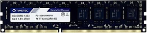 Timetec 8GB DDR3 1333MHz PC3-10600 Unbuffered Non-ECC 1.5V CL9 2Rx8 - Picture 1 of 9