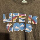 LIFE IS GOOD sky rainbow logo women size large classic for long sleeve t-shirt