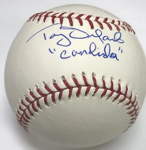 Cantante Tony Orlando Inscrito 'Candida' Cantado Oficial MLB Béisbol AUTO - Imagen 1 de 7