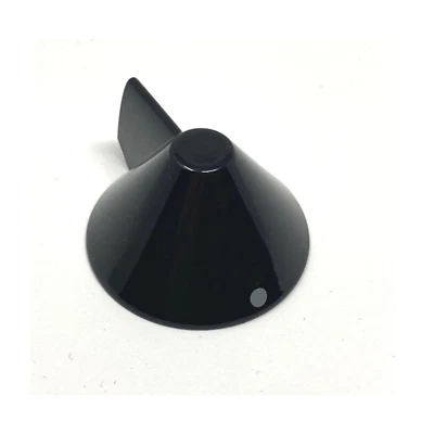 REX ELECTROLUX ZOPPAS MANOPOLA CUCINA PIANO COTTURA COLORE NERA - 1 PEZZO